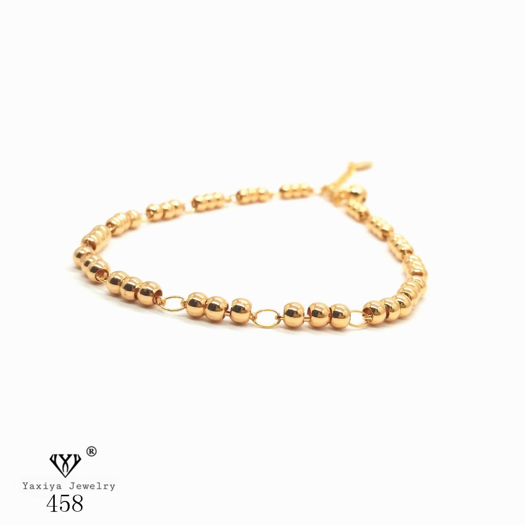 

Gelang Kaki Lapis Emas Perhiasan Imitasi Gold 18K Yaxiya Jewelry 458