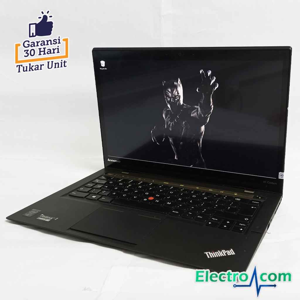 Lenovo Thinkpad X1 Carbon Core i7 Gen4 RAM 8/256 SSD Slim Murah