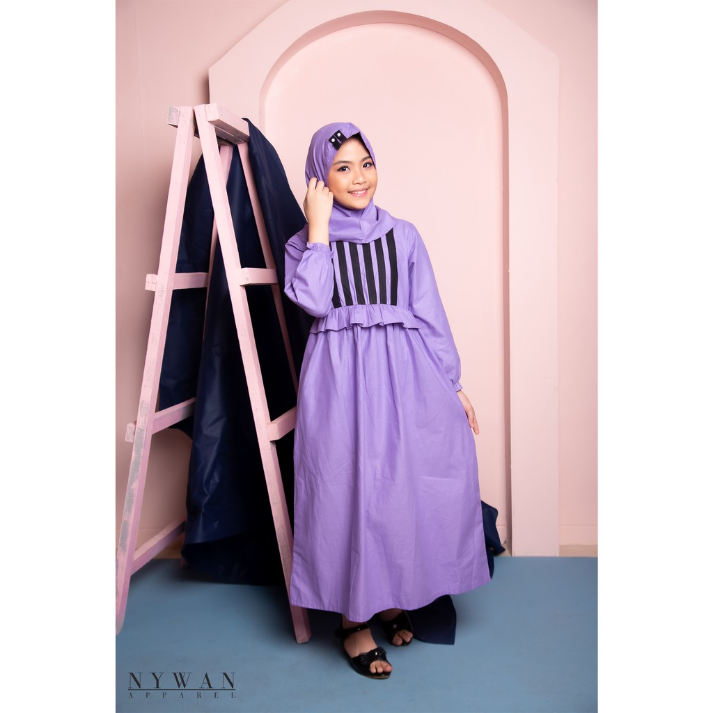 Nywan Apparel Baju Gamis Fashion Anak 191912-2