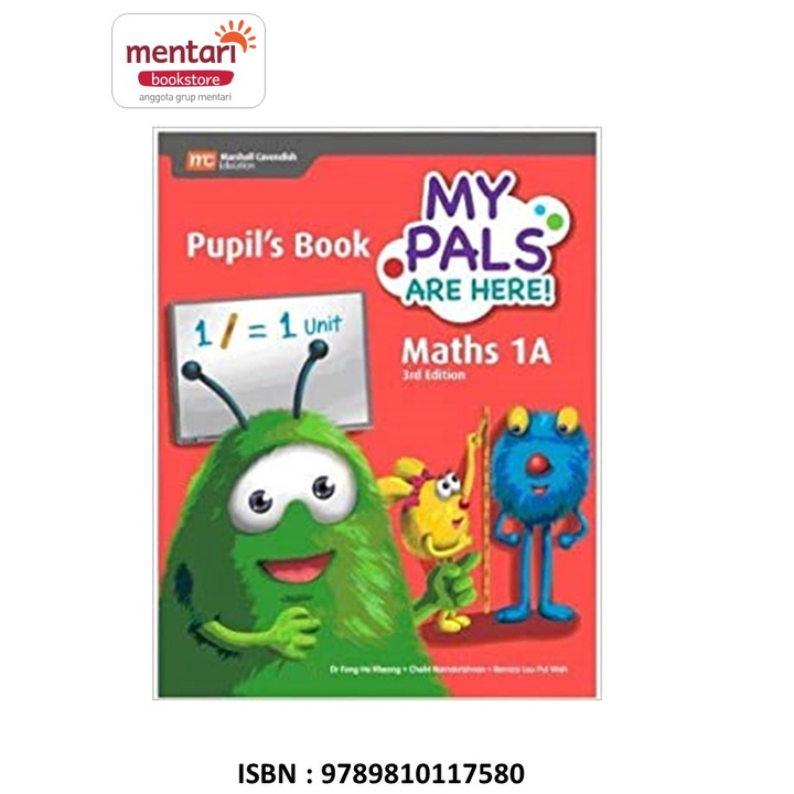 My Pals are Here Maths - Pupil's Book (3rd Edition) | Buku Matematika SD-Pupil's Book 1A