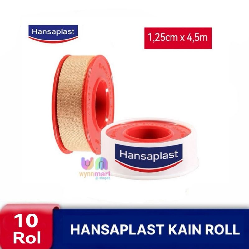 Hansaplast Roll Kain (Besar)  @10 Roll / Box