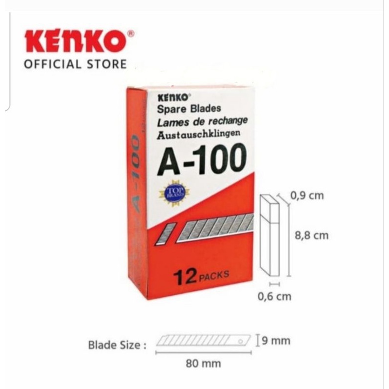 ISI CUTTER KENKO A-100 || REFILL CUTTER KECIL