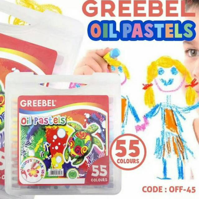 

Crayon anak crayon bagus crayon murah crayon 55 warna crayon Grebel 55 warna