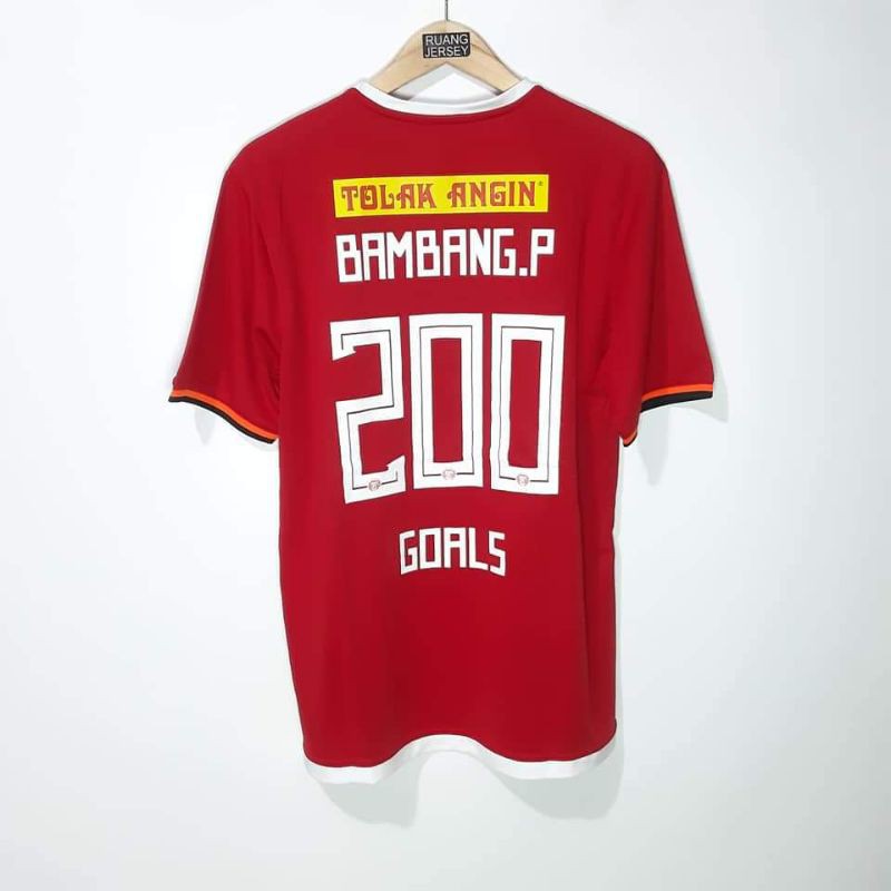 Jersey Persija Bambang Pamungkas 200 goal kualitas grade ori BNWT