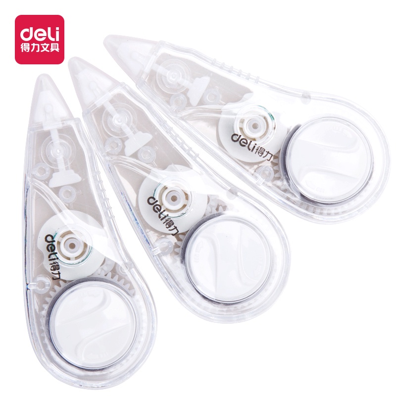 

Deli Correction Tape Tip ex Kertas 5mmx5m 3pcs pack 8105