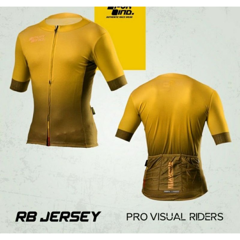 Jersey XC ROAD BIKE PVR ULTIMATE SERIES GOLD ~ Jersey Roadbike