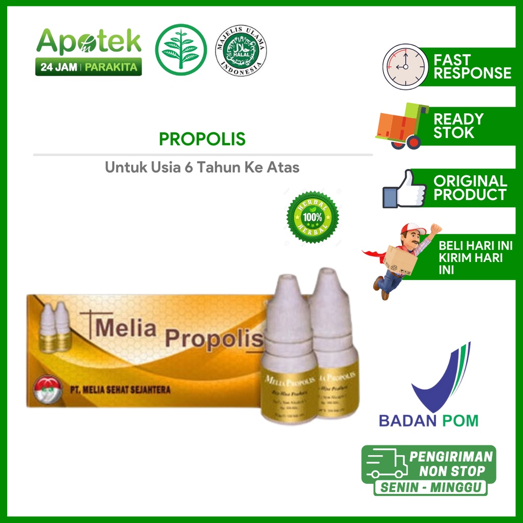 Propolis Melia digunakan Pada Berbagai Macam Penyakit serta Berfungsi Sebagai Kekebalan Tubuh