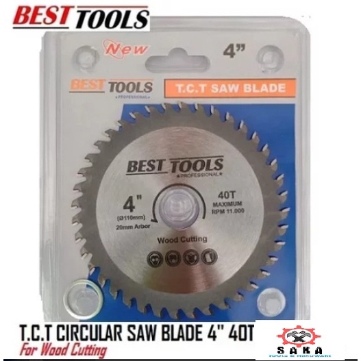 Mata Gerinda BESTTOOLS Potong Kayu Multi Cutter Saw Circular Saw Blade 4 Inch 40 T