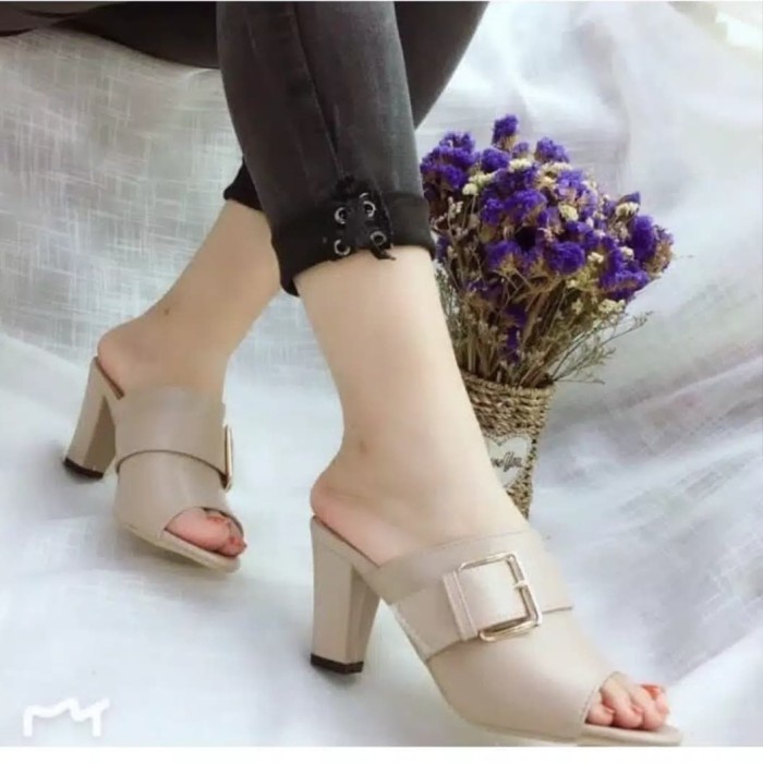 Sepatu Wanita Terbaru Sepatu High Heels Wanita Sepatu Hak Tahu Wanita Sepatu Cewek Kekinian Cewe Per