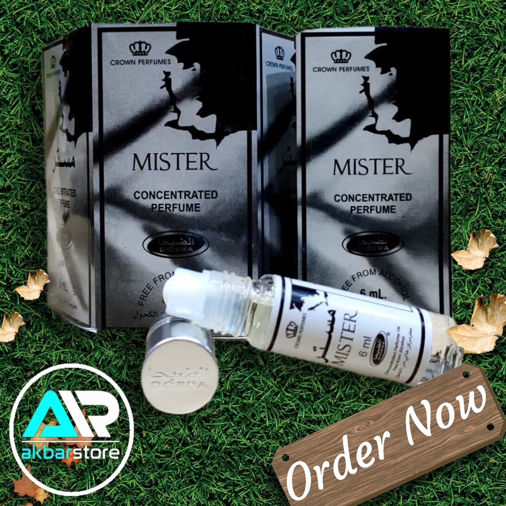 PARFUM DOBHA 6 ML 1 BOX AROMA MISTER/ ISI 6 PCS/ MINYAK WANGI NON ALKOHOL