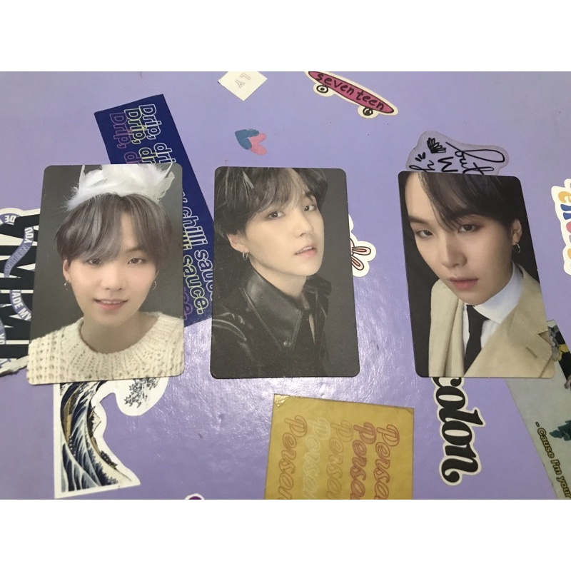 PC Photocard Album BTS Bangtan MOTS 7 ver. 1 Ver. 2 Ver. 3 Suga Yoongi Map of the soul7