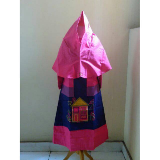 Setelan gamis anak merk dannis sz 5