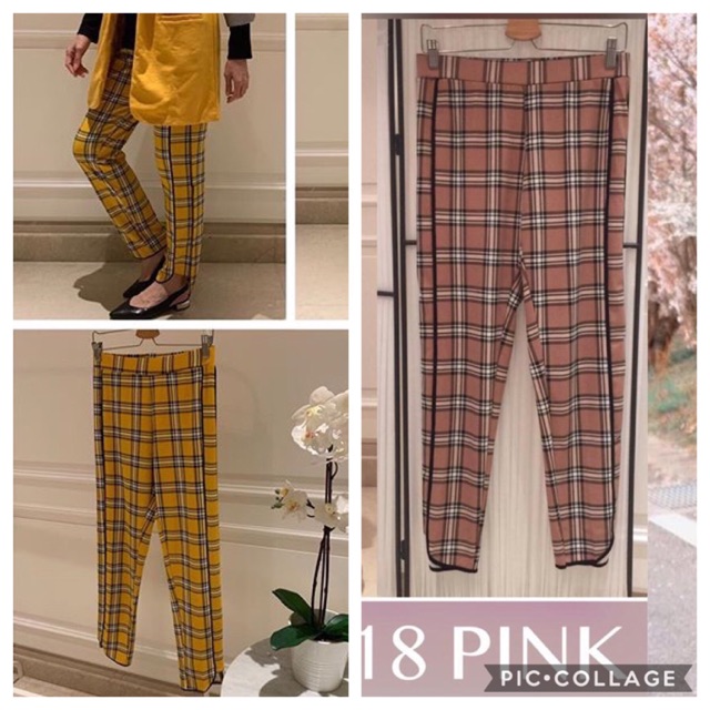 celana vivaldi original motif kotak-kotak