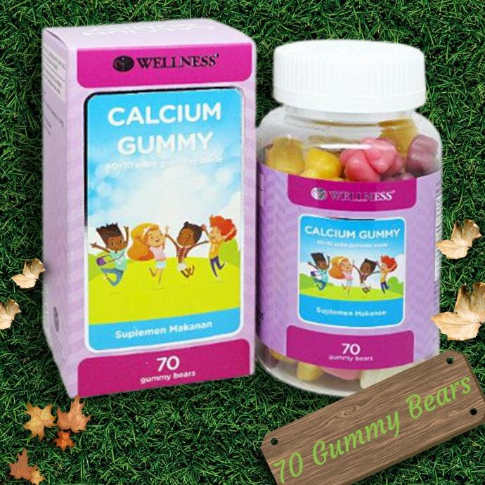 Wellness Calcium Gummy 70 Gummy / 70Gummy Vitamin Anak