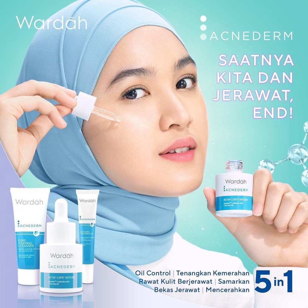 ★ BB ★Wardah Acnederm Acne Care Serum 15ml - Serum Jerawat - Acne Derm