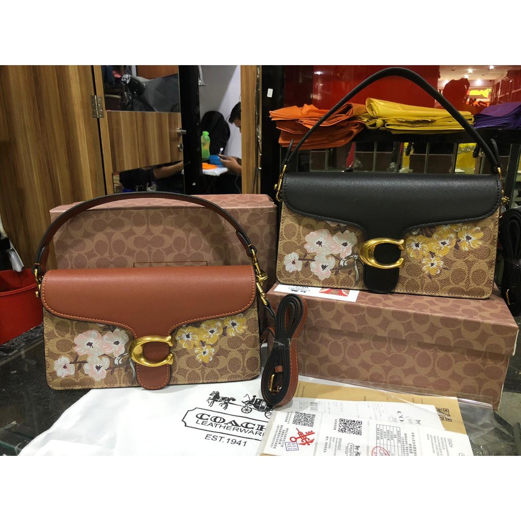 Tas Coach Tabby 26 Prairie Floral Print Signature Semprem AP27217-2