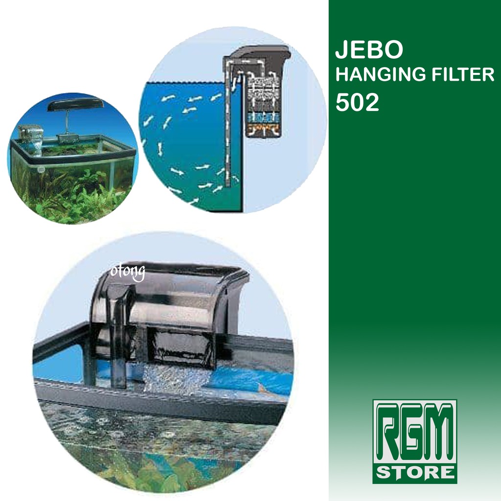 JEBO 502 jebo502 hanging hang on filter gantung aquarium aquascape