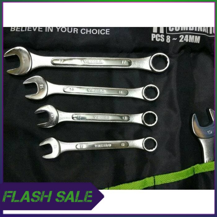 KUNCI RING PAS TEKIRO 8 24 MM 11 PCS   KUNCI RING PAS TEKIRO