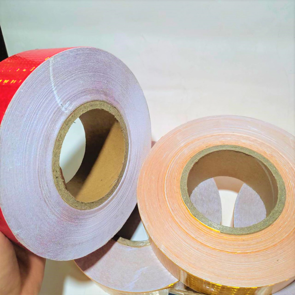 Stiker PANTUL UJI KIR Reflector Sticker Pemantul Cahaya ROLL 45 METER GULUNG GULUNGAN