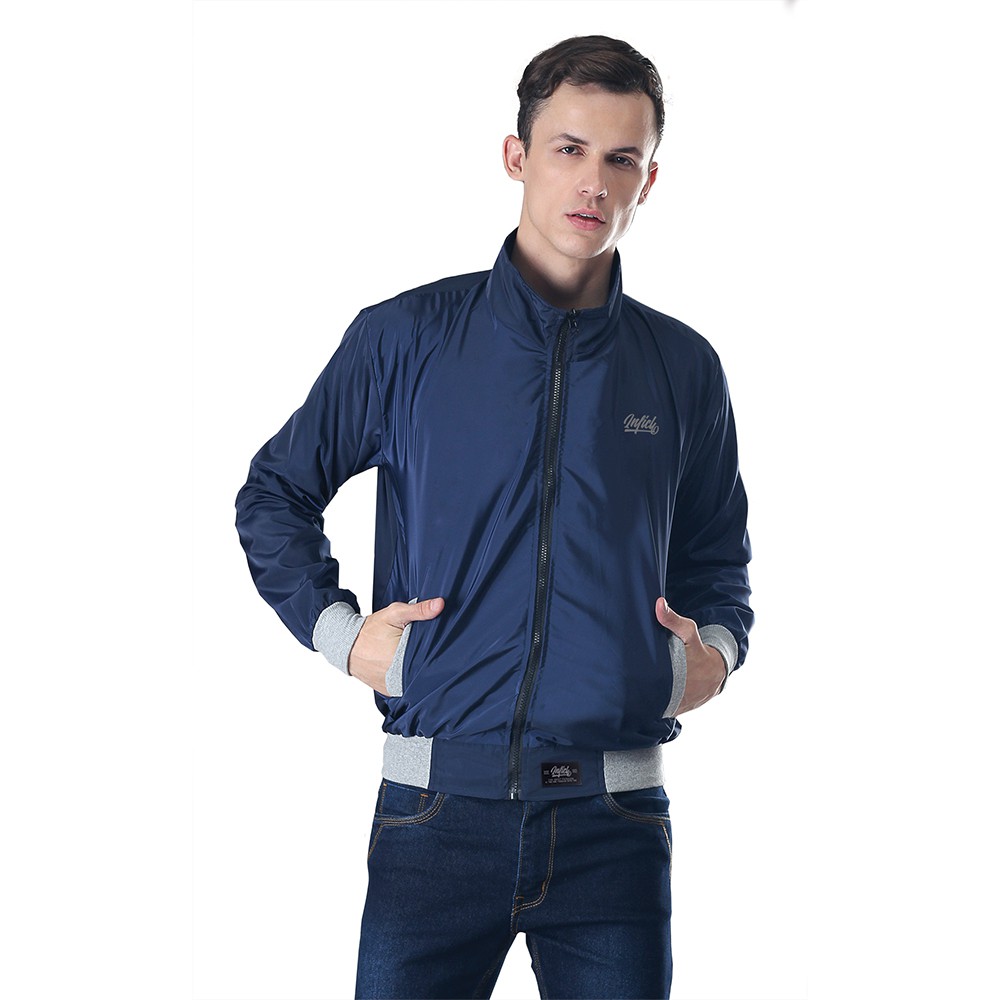 JAKET PRIA MD711 MAYER NAVY