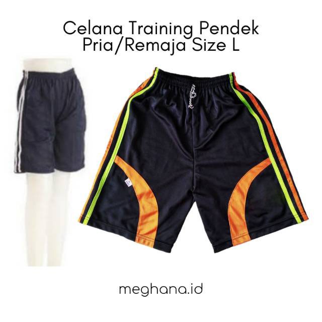 Celana Training Pendek Pria Size L AD alexa