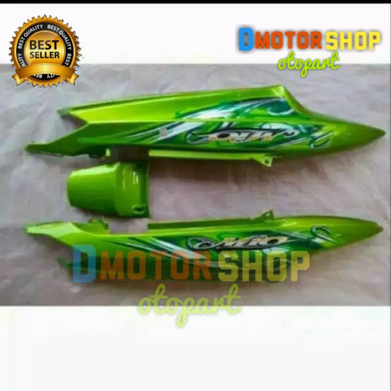 BODY BELAKANG MIO SMILE HIJAU BERSTIKER