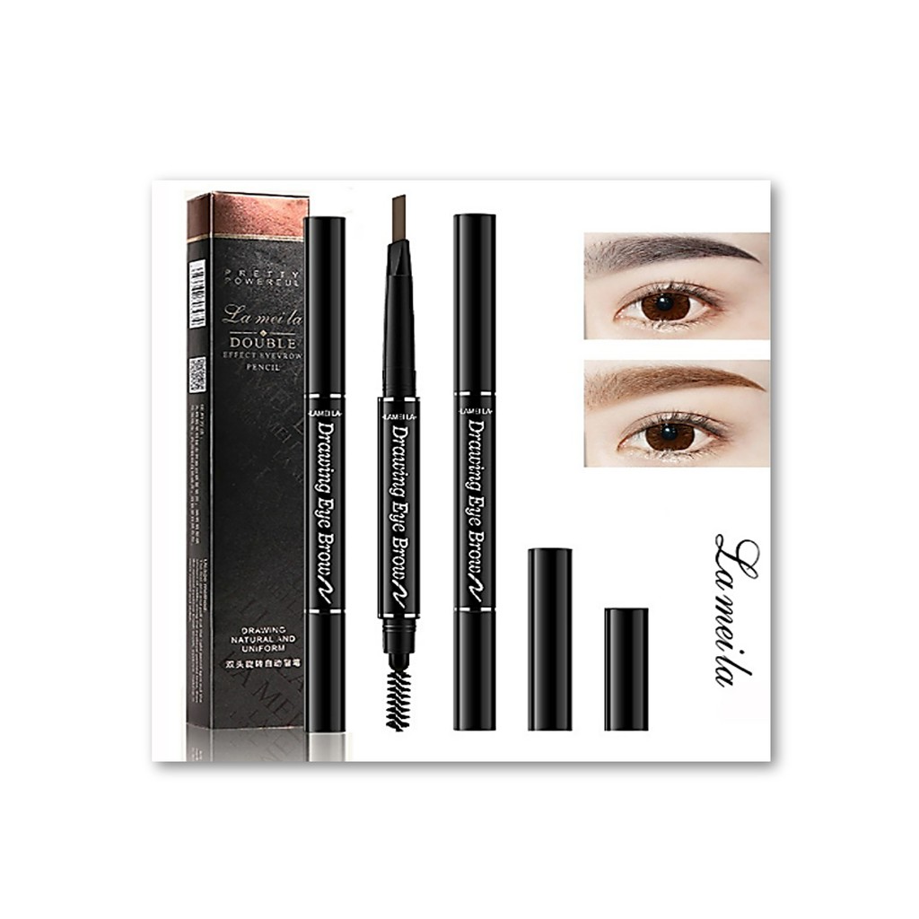 Lameila Eyebrow Double Heads  Pencil Long Lasting Pen Waterproof By Aurora 789