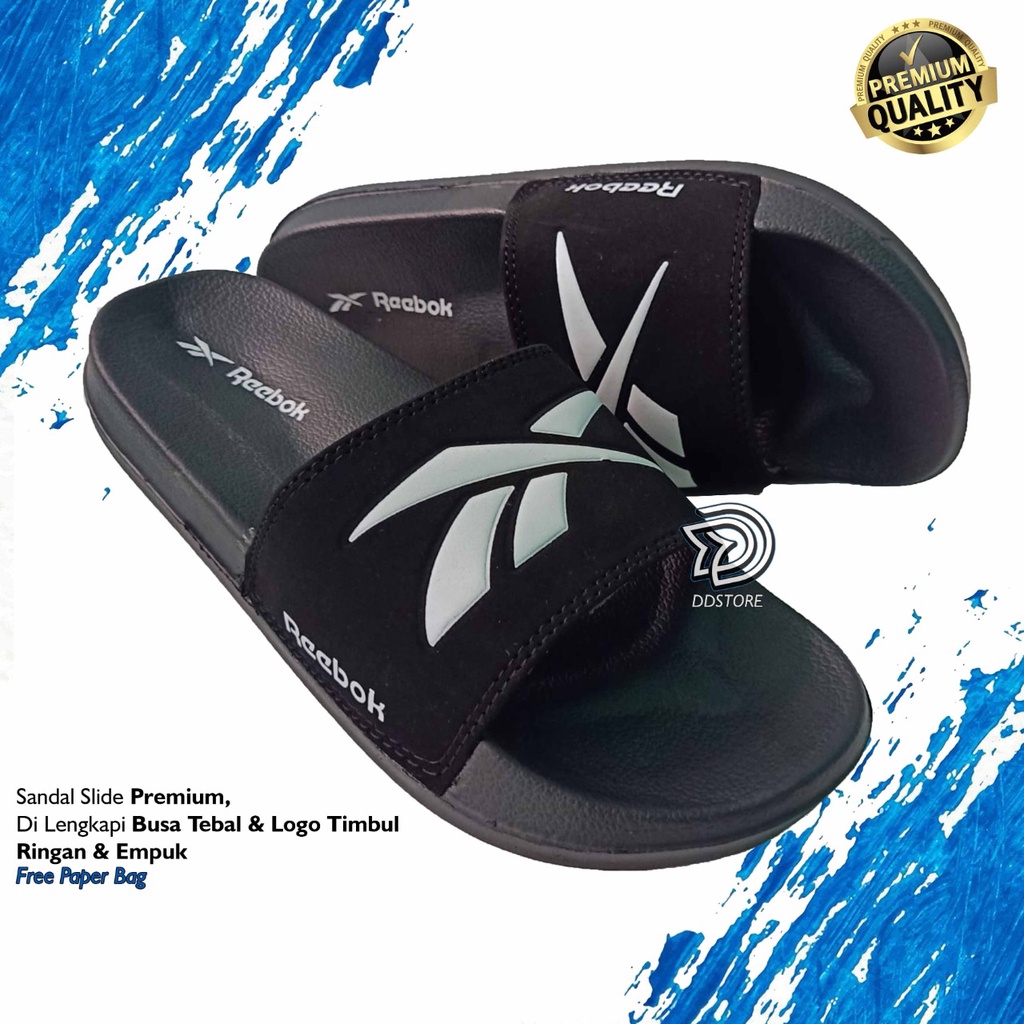 SANDAL SLOP PREMIUM KUALITY I SANDAL SLIDE PRIA-Reebok