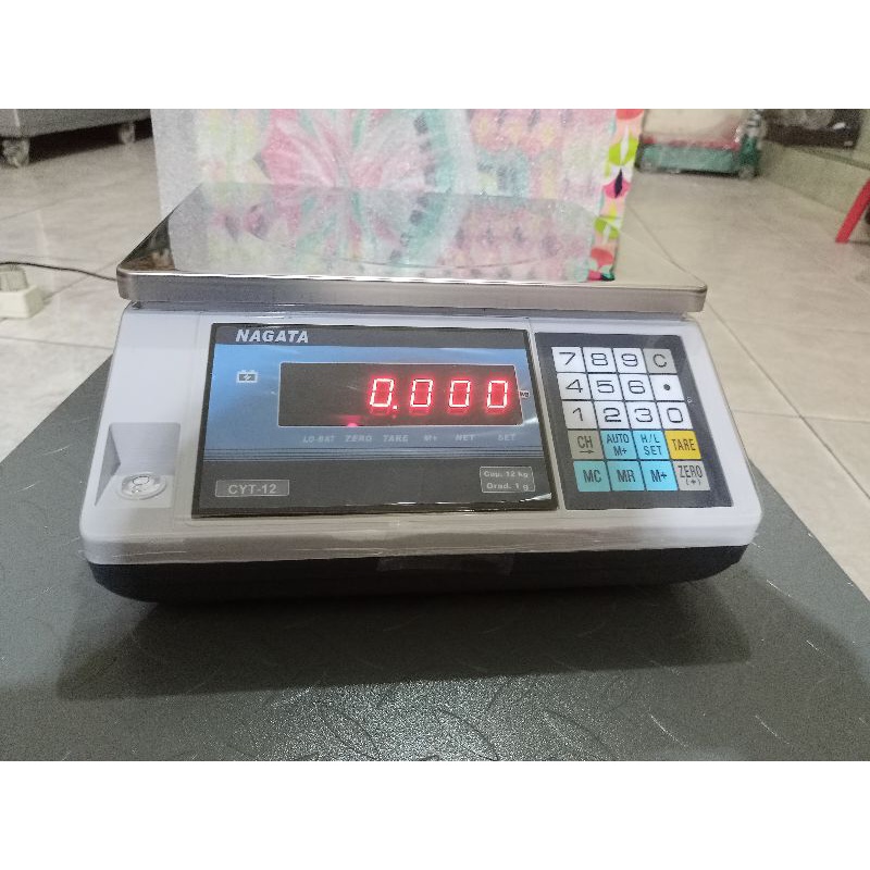 Timbangan Nagata CYT 12 kapasitas 12kg x 1g