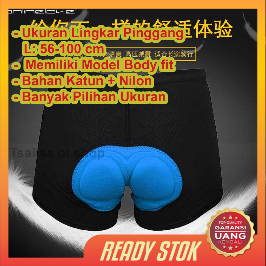 Balight Celana Dalam Underwear  Sepeda Cycling 3D Padded Sponge - CK01