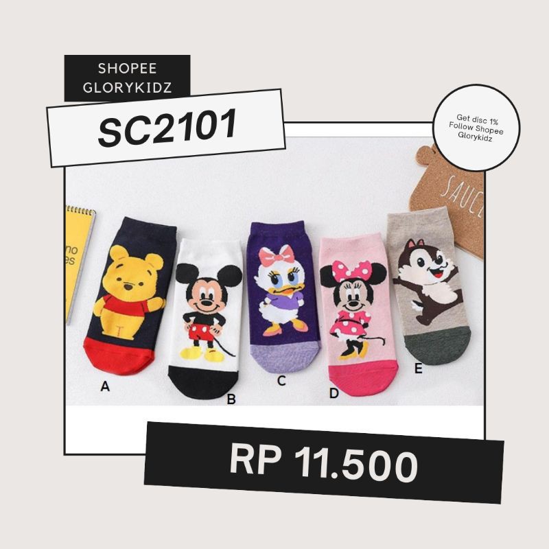 Chubby Glory SC2101-SC2107 Kaos kaki anak / kaus kaki / kaos kaki unisex / kaus kaki karakter 7 Tahunan kaus kaki Import anak Kaos kaki anak motif karakter lucu ukuran PAUD /TK &amp; SD kaos kaki anak laki laki perempuan bahan bagus termurah