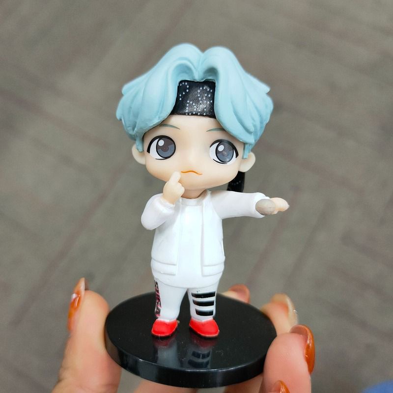 1 Set 7 Pcs Boneka Figure Kpop Bts Bangtan Boys