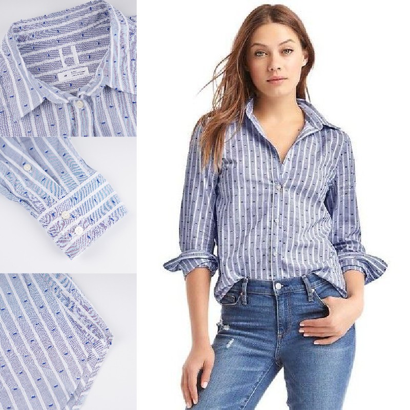 gap fitted boyfriend shirt