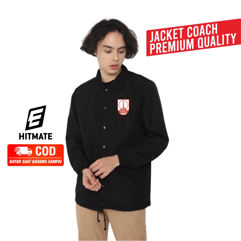 JAKET HOOLIGANS PERSIS SOLO JACKET CASUAL PERSIS SOLO SIMPLE HITAM JAKET BOLA PERSIS SOLO JERSEY PER