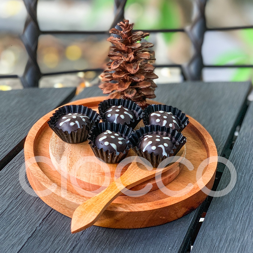 (CIOCCO) Cookies Dark Cheese Coklat - WAROENG COKELAT