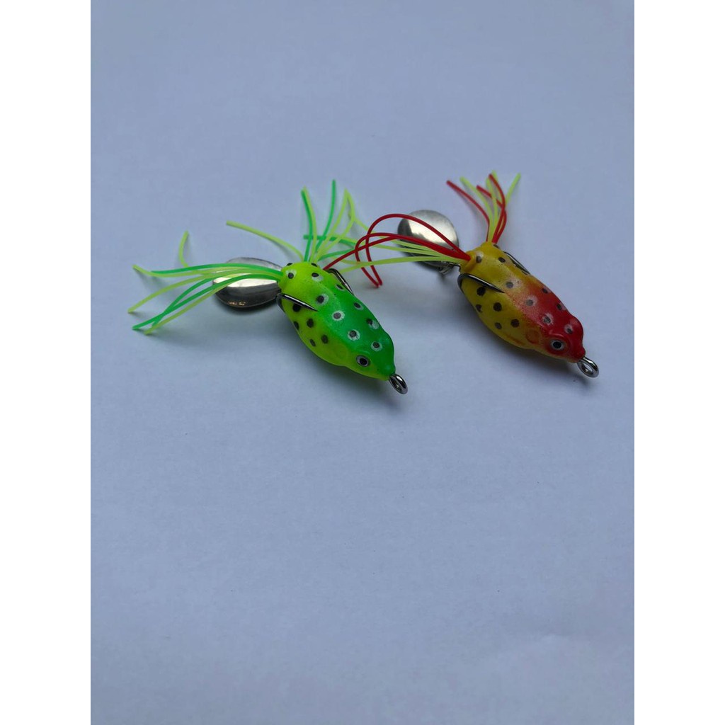 Umpan Pancing Casting Gabus Soft Lure Frog Umpan Gabus 3cm TERBAIK