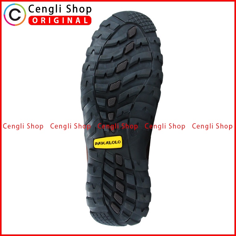 SEPATU BOOT PAKALOLO PRIA ORIGINAL CASUAL KULIT ASLI COKLAT PB06