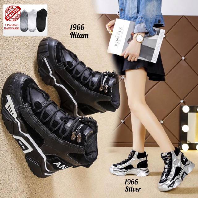 Sepatu wedges wanita impor korea  #1966