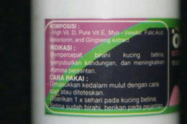 Obat Kucing Penumbuh Birahi OVULA CAT