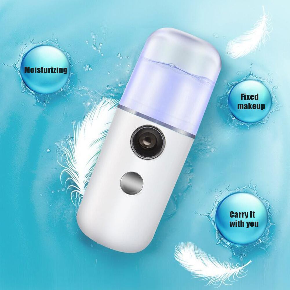 Nano Mist Spray USB Handy Penyemprot muka Pelembab wajah Facial Moisturizing Humidifier