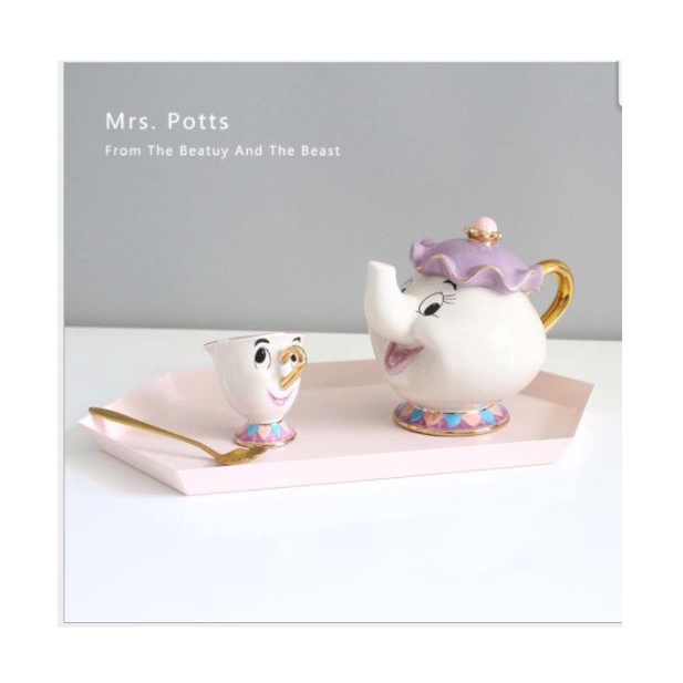 Jual Mrs Potts Teapot Teko Set Teko Beauty And The Beast Teapot Keramik Ceramic Cute Shopee