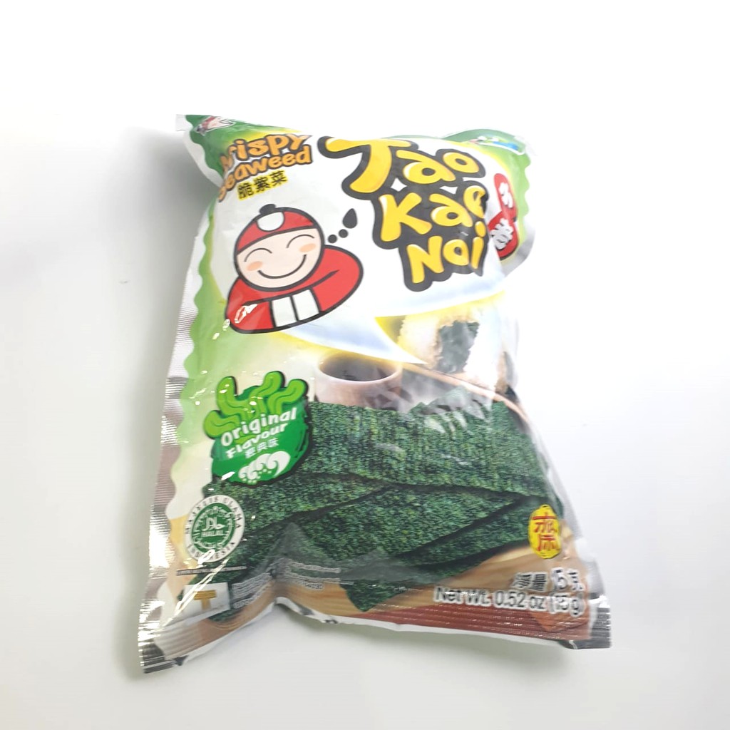 

tao kae noi crispy seaweed rasa original / snack rumput laut 15 gram