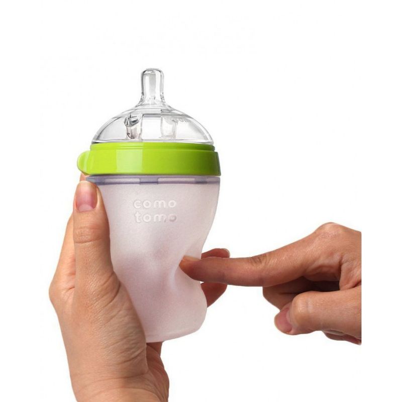 Comotomo Botol Susu Bayi Pink Green 150ml 250ml Single Pack