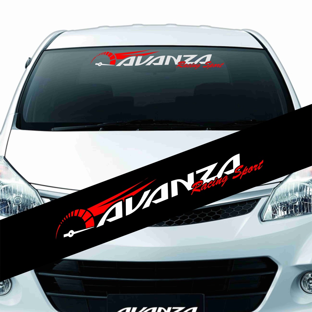 stiker kaca depan mobil Avanza//stiker cutting kaca Mobil