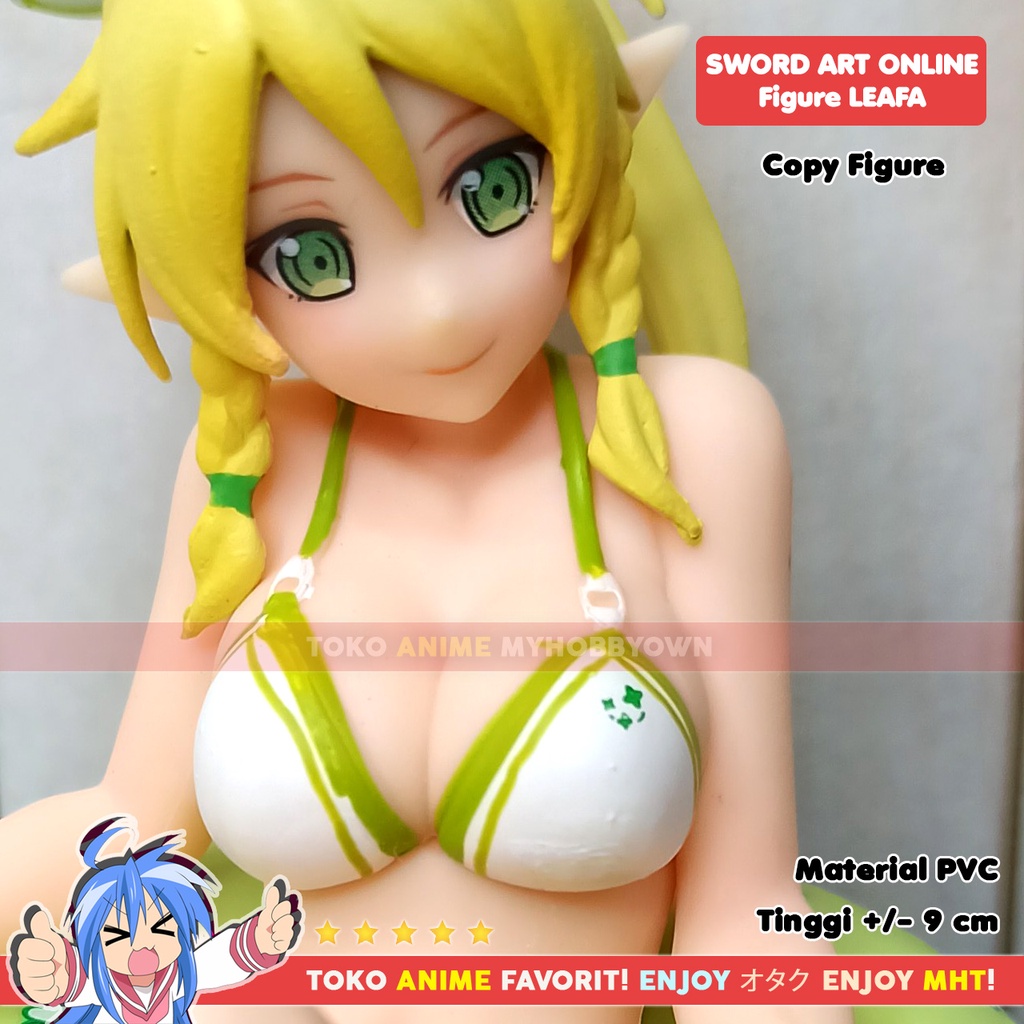 Figure Anime SAO Sword Art Online Leafa Swimsuit Swimwear Version