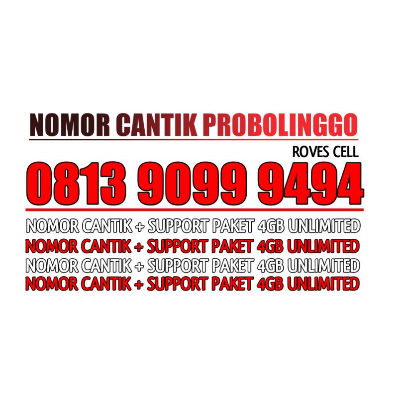 KARTU SAKTI 4GB UNLIMITED WA NOMOR CANTIK TELKOMSEL 4G SERI ABAB 9494 99 99 SERI URUT 99 98 97 HOKY