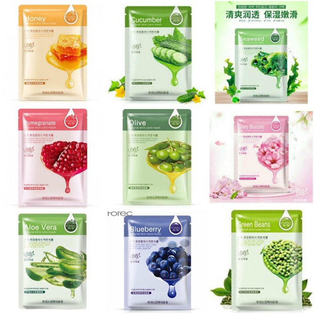 ROREC/HCHANA Natural sheetmask original termurah