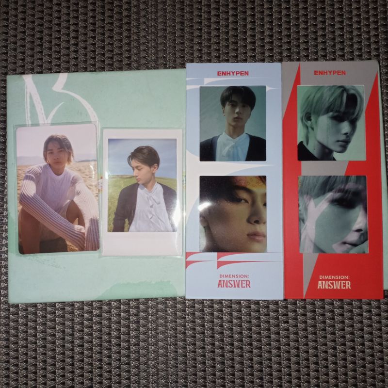 ENHYPEN JAY NI-KI DIMENSION ANSWER DILEMMA PHOTOCARD POLA BOOKMARK