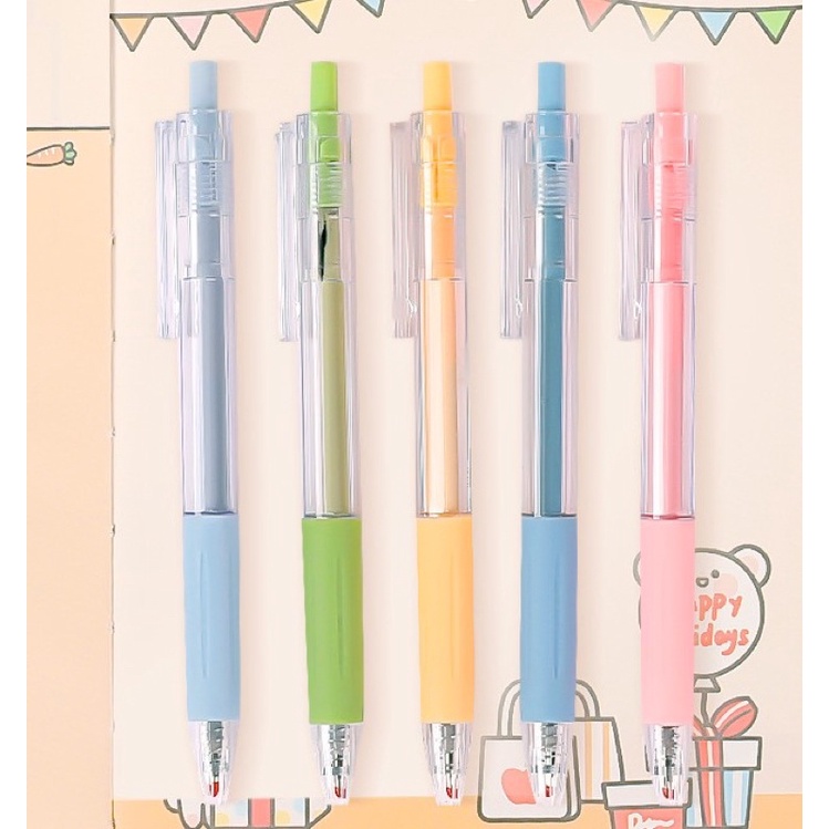 KENSHO Pen Polos Basic Pastel Aesthetic 0.5mm / Bolpen / Pulpen