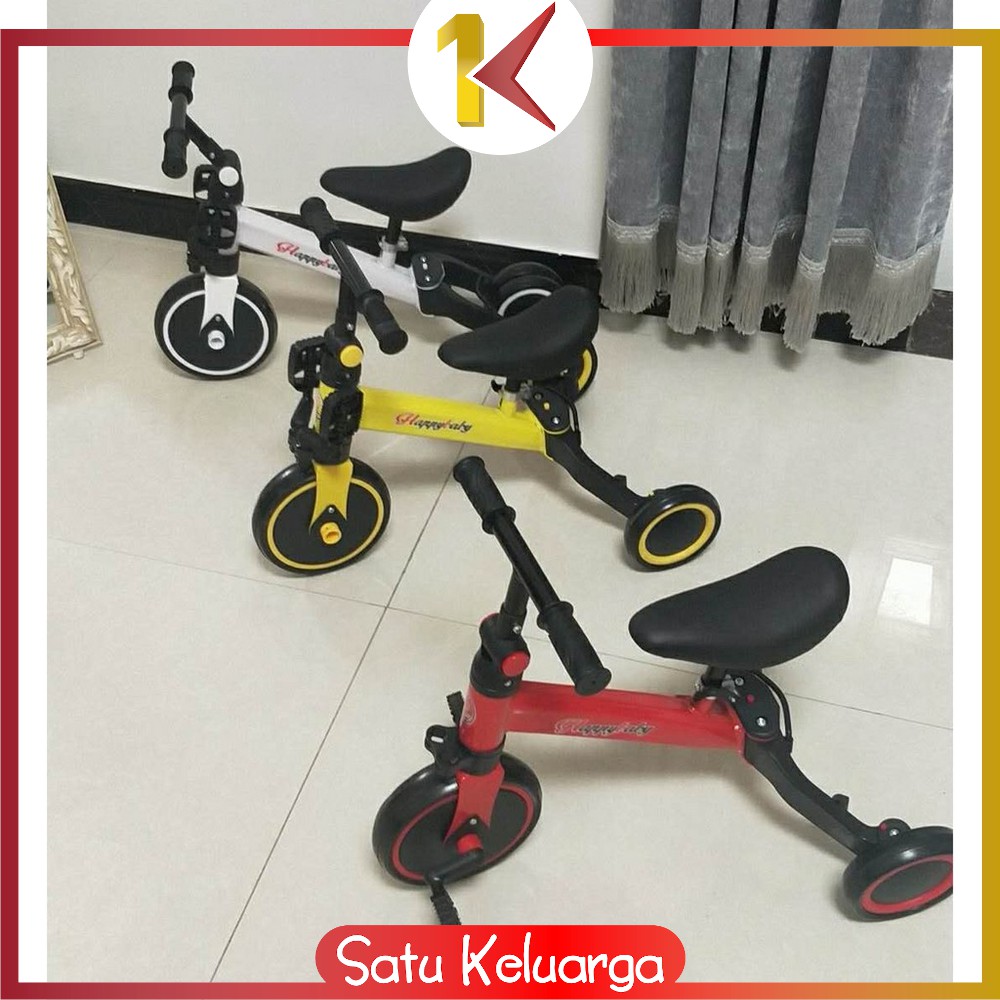 SK-M97 Mainan Sepeda Anak 3 Roda 2in1 Sepeda Keseimbangan Anak Balance Bike Ride On Anak Push Bike-4